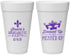 Personalized Bachelorette 20 oz Foam Cups - Mardi Gras | 60061