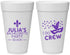 Personalized Bachelorette 20 oz Foam Cups - Mardi Gras I Do Crew | 60063