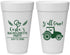 Personalized Bachelorette 20 oz Foam Cups - Tractor Farm | 60070