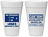 Personalized Bachelorette 20 oz Foam Cups - Caution | 60082