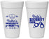 Personalized Bachelorette 20 oz Foam Cups - Police Security Crew | 60091