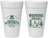 Personalized Bachelorette 20 oz Foam Cups - Camping | 60094