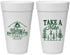 Personalized Bachelorette 20 oz Foam Cups - Camping | 60098