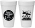 Personalized Bachelorette 20 oz Foam Cups - Last Fling Before Rings | 60113