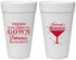 Personalized Bachelorette 20 oz Foam Cups - Bad And Boozie | 60121