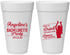 Personalized Bachelorette 20 oz Foam Cups - Drink Dance On Bar | 60122
