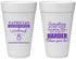 Personalized Bachelorette 20 oz Foam Cups - Something Borrowed | 60130