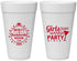 Personalized Bachelorette 20 oz Foam Cups - Girls Just Wanna Party | 60139