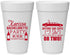 Personalized Bachelorette 20 oz Foam Cups - Before She Says I Do | 60142