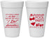 Personalized Bachelorette 20 oz Foam Cups - Pool Party | 60167