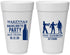 Personalized Bachelorette 20 oz Foam Cups - Zombie | 60173