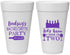 Personalized Bachelorette 20 oz Foam Cups - Wine Drink Or Two | 60178