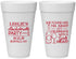 Personalized Bachelorette 20 oz Foam Cups - Mr Right Girls Night | 60180