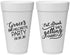 Personalized Bachelorette 20 oz Foam Cups - Eat Drink Getting Married | 60181