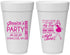 Personalized Bachelorette 20 oz Foam Cups - Drink The Night Away | 60182