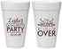 Personalized Bachelorette 20 oz Foam Cups - The Hunt Is Over | 60184