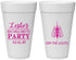 Personalized Bachelorette 20 oz Foam Cups - Lights | 60188