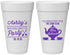 Personalized Bachelorette 20 oz Foam Cups - Teapot | 60189