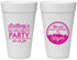 Personalized Bachelorette 20 oz Foam Cups - Las Vegas | 60190