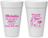 Personalized Bachelorette 20 oz Foam Cups - Las Vegas | 60199