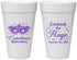 Personalized Quinceanera 20 oz Foam Cups - Mardi Gras Quince | 70010