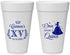 Personalized Quinceanera 20 oz Foam Cups - Once Upon A Quince | 70011