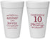 Personalized Anniversary 20 oz Foam Cups - 10 Years Of Marriage | 80000