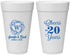 Personalized Anniversary 20 oz Foam Cups - Cheers To 20 Years | 80001