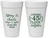 Personalized Anniversary 20 oz Foam Cups - Cheers To 45 Years | 80006