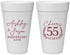 Personalized Anniversary 20 oz Foam Cups - Cheers To 55 Years | 80008