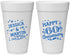Personalized Anniversary 20 oz Foam Cups - Cheers To 60 Years | 80009