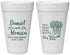 Personalized Anniversary 20 oz Foam Cups - 25th Wedding | 80022
