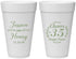 Personalized Anniversary 20 oz Foam Cups - Cheers To 35 Years | 80034