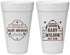 Personalized Baby Shower 20 oz Foam Cups - Gender Reveal Buck Or Doe | 90002