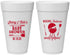 Personalized Baby Shower 20 oz Foam Cups - Beers Bbq Babies | 90006