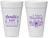 Personalized Baby Shower 20 oz Foam Cups - Blooming | 90009