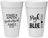 Personalized Baby Shower 20 oz Foam Cups - Gender Reveal Pink Or Blue | 90012