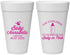 Personalized Baby Shower 20 oz Foam Cups - Drink Baby In Pink | 90014