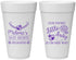 Personalized Baby Shower 20 oz Foam Cups - Little Lady On The Way | 90021