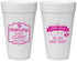 Personalized Baby Shower 20 oz Foam Cups - Little Lady On The Way | 90022