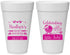 Personalized Baby Shower 20 oz Foam Cups - Little Lady On The Way | 90023