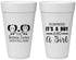 Personalized Baby Shower 20 oz Foam Cups - Twins Boy And Girl | 90026