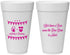 Personalized Baby Shower 20 oz Foam Cups - Beer Due Date Is Near | 90032