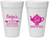 Personalized Baby Shower 20 oz Foam Cups - Baby Girl Is Brewing | 90034