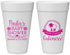 Personalized Baby Shower 20 oz Foam Cups - Lamb Cuteness | 90038