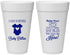 Personalized Baby Shower 20 oz Foam Cups - Baby Is Brewing | 90041