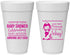 Personalized Baby Shower 20 oz Foam Cups - Mermaid On Her Way | 90046