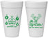 Personalized Baby Shower 20 oz Foam Cups - Oh My Deer Christmas | 90051