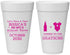 Personalized Baby Shower 20 oz Foam Cups - Due Date Almost Here | 90052