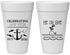 Personalized Baby Shower 20 oz Foam Cups - Gender Reveal Whale | 90053